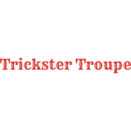 Trickster Troupe - Logo circular white